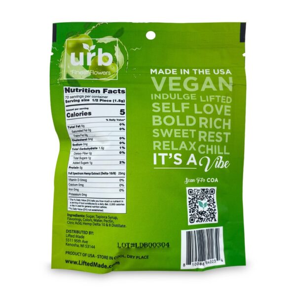 Green Apple Gummies THC