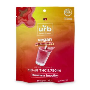 Strawana Smoothie THC Gummies