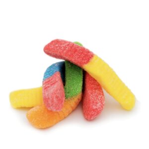 Rainbow Gummy Worms THC