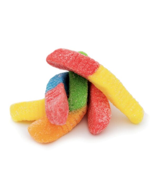 Rainbow Gummy Worms THC